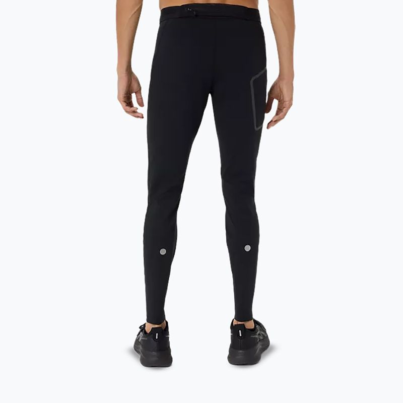 Vyriškos bėgimo tamprės ASICS Road Winter performance black 2