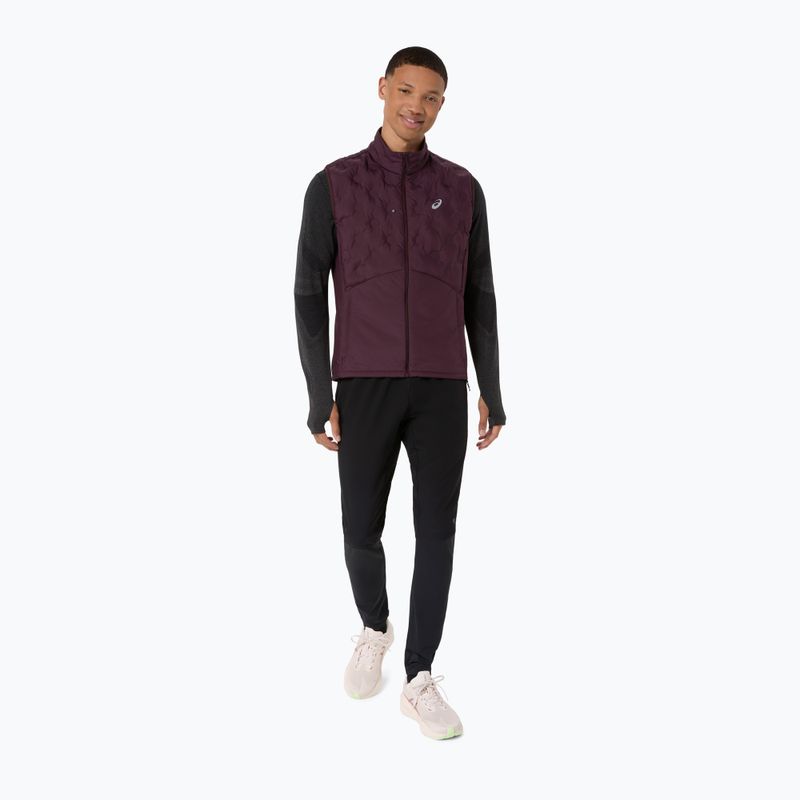 Vyriška bėgimo liemenė Asics Road Winter Gilet dark currant 2