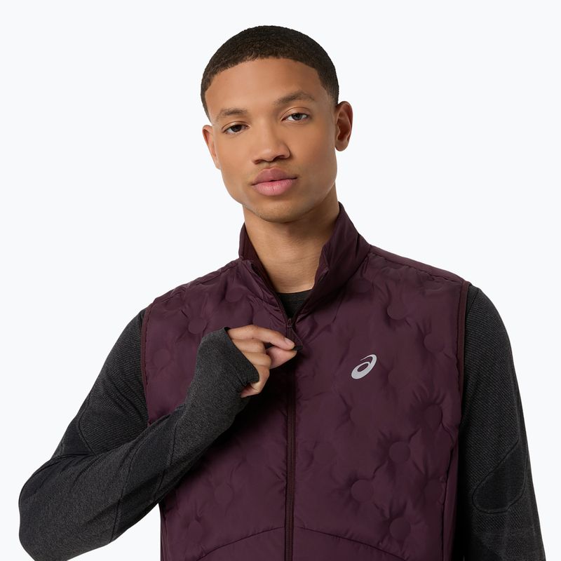Vyriška bėgimo liemenė Asics Road Winter Gilet dark currant 5