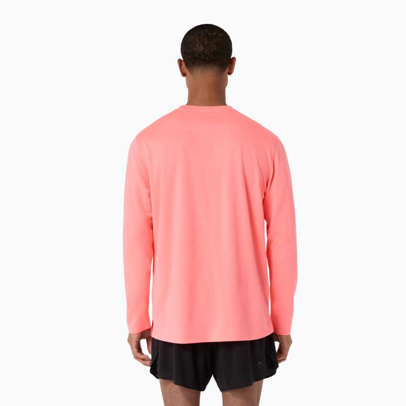 Vyriški bėgimo marškinėliai su ilgomis rankovėmis  Asics Fujitrail Logo Ls Top Sun Coral 3