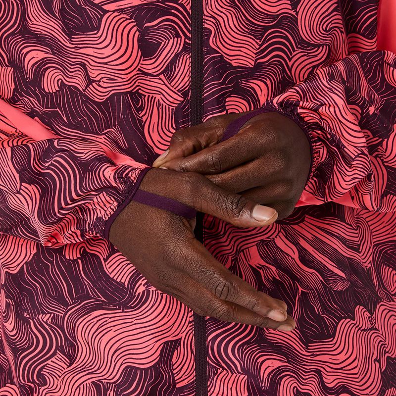 Vyriška bėgimo striukė Asics Fujitrail Packable Jacket blazing coral/dark aubergine 7