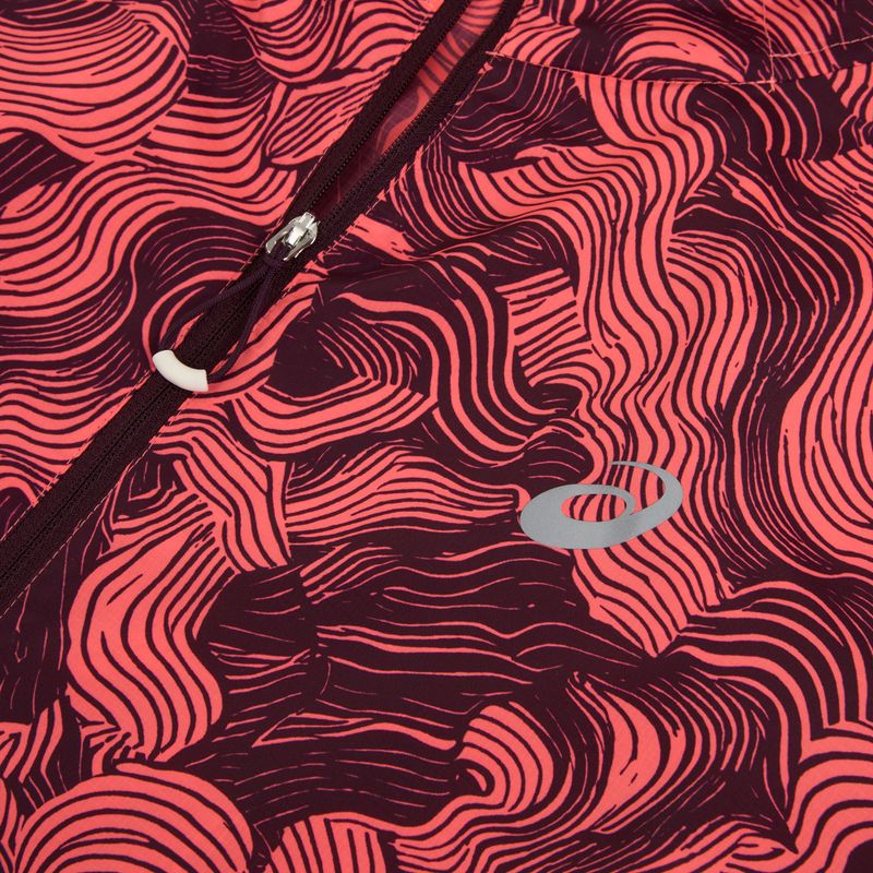 Vyriška bėgimo striukė Asics Fujitrail Packable Jacket blazing coral/dark aubergine 11