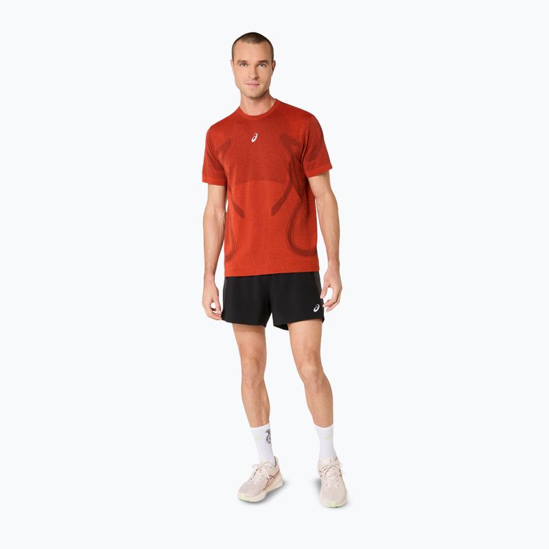 Vyriški bėgimo marškinėliai ASICS Road Seamless Top singed red 2