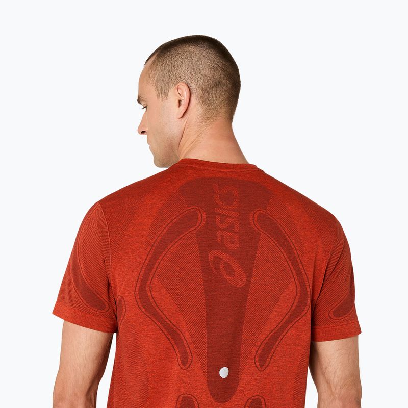 Vyriški bėgimo marškinėliai ASICS Road Seamless Top singed red 5