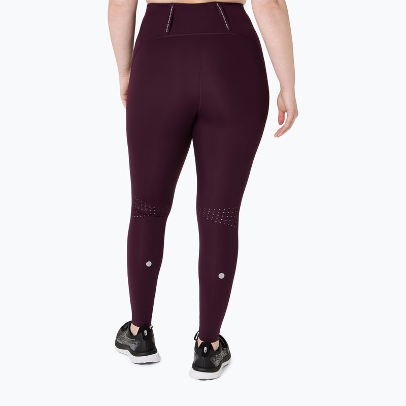 Moteriškos bėgimo tamprės ASICS Road High Waist Tight dark aubergine 3