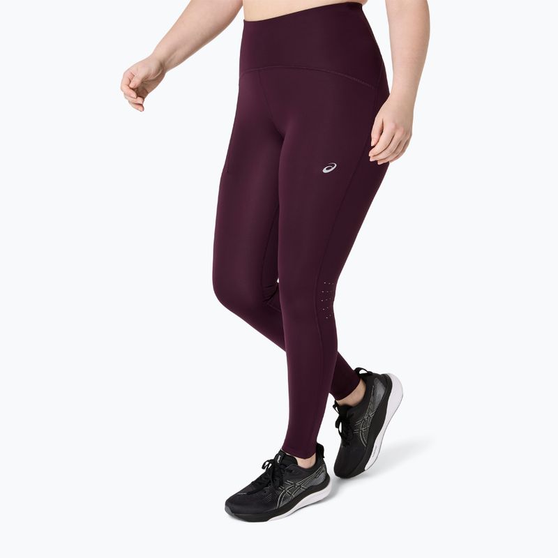 Moteriškos bėgimo tamprės ASICS Road High Waist Tight dark aubergine 4
