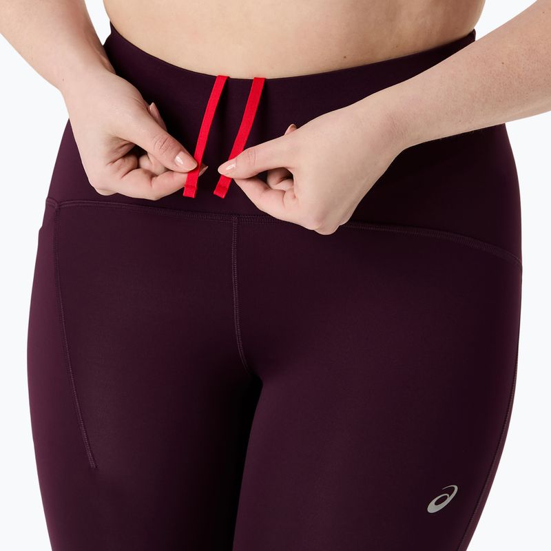 Moteriškos bėgimo tamprės ASICS Road High Waist Tight dark aubergine 6