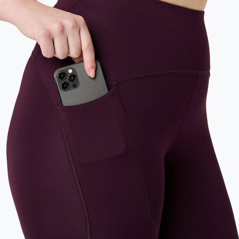 Moteriškos bėgimo tamprės ASICS Road High Waist Tight dark aubergine 8