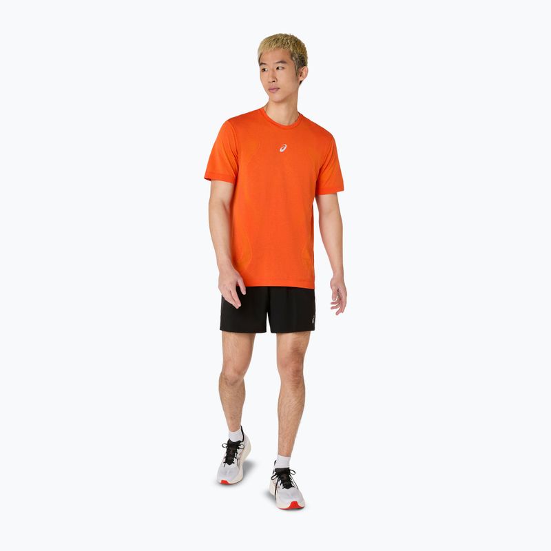 Vyriški bėgimo marškinėliai ASICS Road Seamless Top energy orange 2
