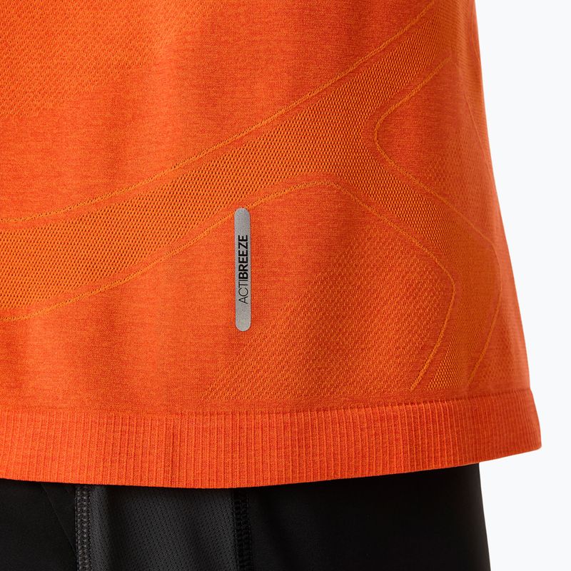 Vyriški bėgimo marškinėliai ASICS Road Seamless Top energy orange 5