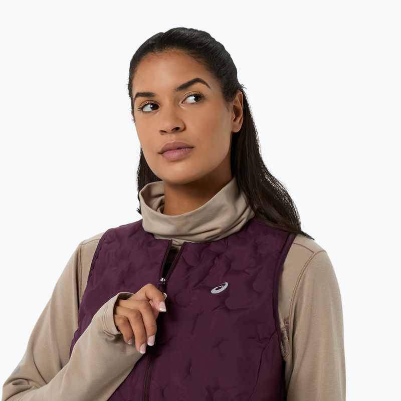 Moteriška bėgimo liemenė Asics Nagino Run Padded Gilet dark aubergine 5