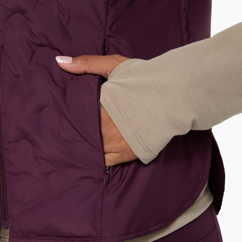 Moteriška bėgimo liemenė Asics Nagino Run Padded Gilet dark aubergine 7