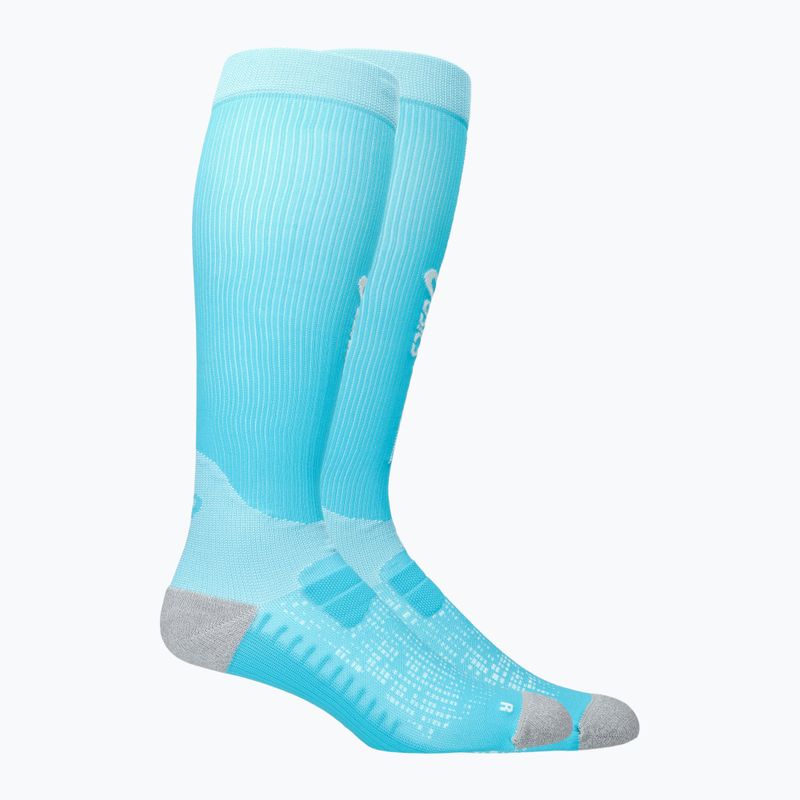 Kojinės ASICS Performance Run Compression aquarium