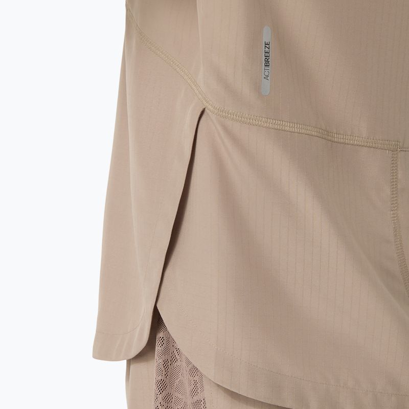 Moteriška bėgimo striukė ASICS Nagino Run Adjustable Jacket greige 8