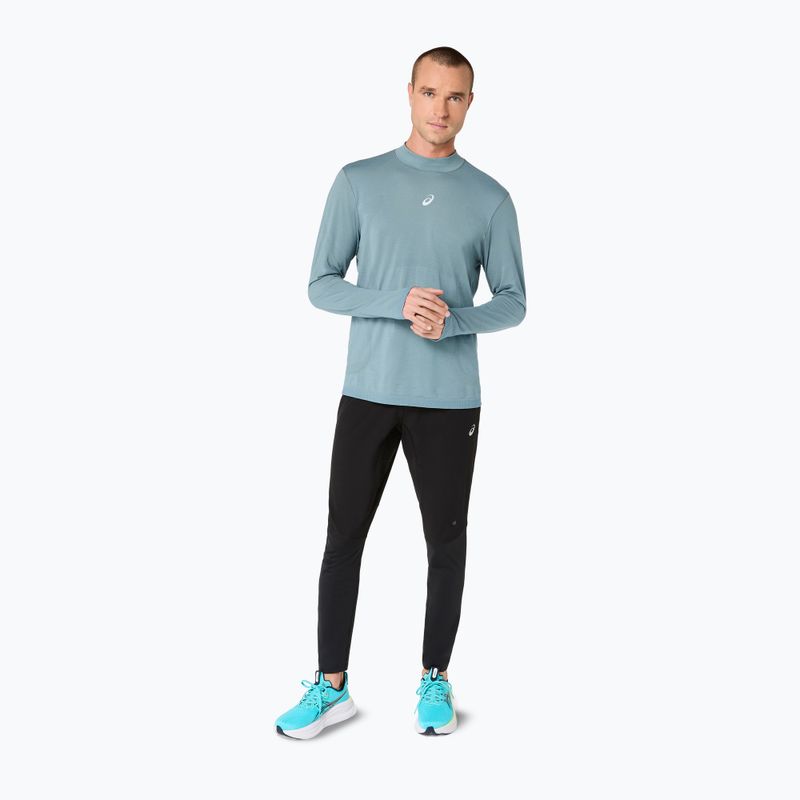 Vyriškas termoaktyvus džemperis ASICS Road Winter Seamless Top foggy teal 2
