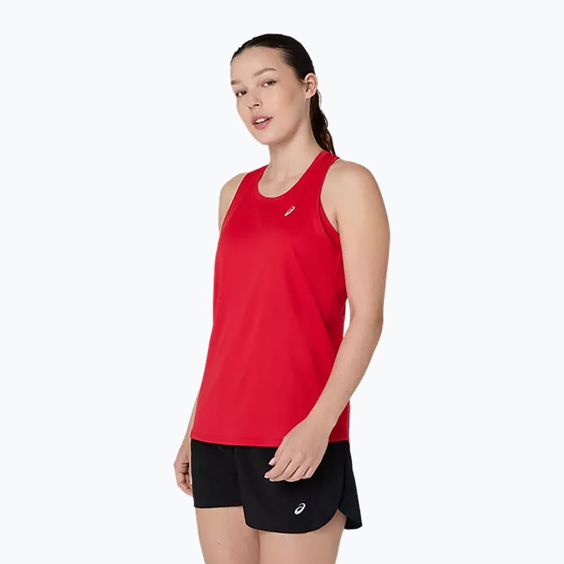 Moteriški bėgimo marškinėliai ASICS Core Ss Top speed red 3