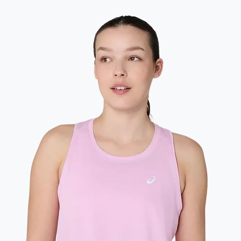 Moteriški bėgimo marškinėliai ASICS Core Ss Top hazy lilac 4