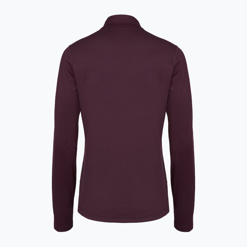 Moteriški bėgimo marškinėliai su ilgomis rankovėmis  ASICS Core 1/2 Zip Winter Top dark aubergine 2