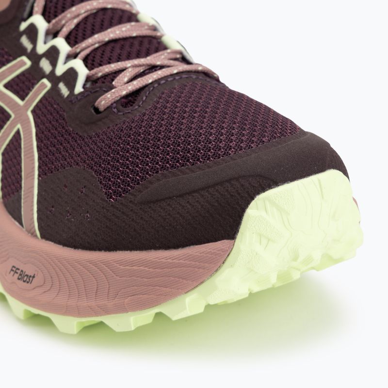 Moteriški bėgimo batai Asics Trabuco Terra 3 Dark Aubergine/Illuminate Yellow 7