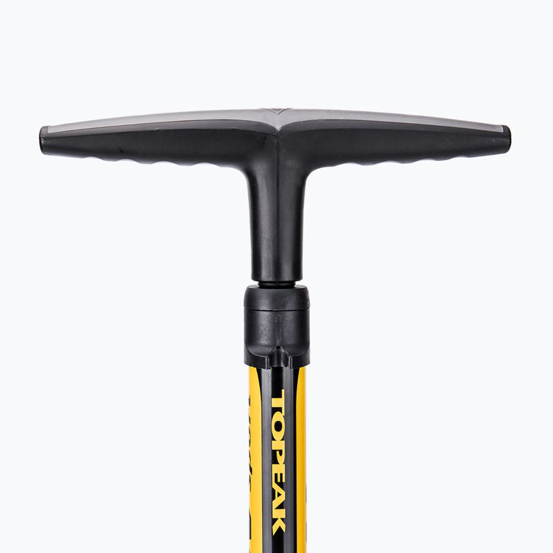 Topeak JoeBlow Sport III dviračių pompa geltonos spalvos T-TJB-S6 4