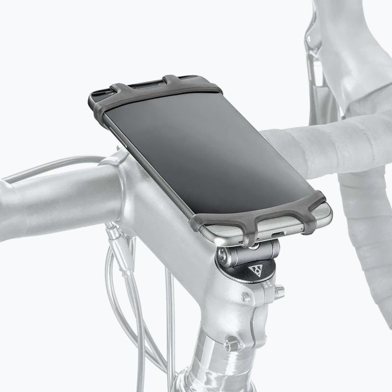 Topeak Omni Ridecase Dx juodas T-TT9850B dviračių telefono laikiklis 2