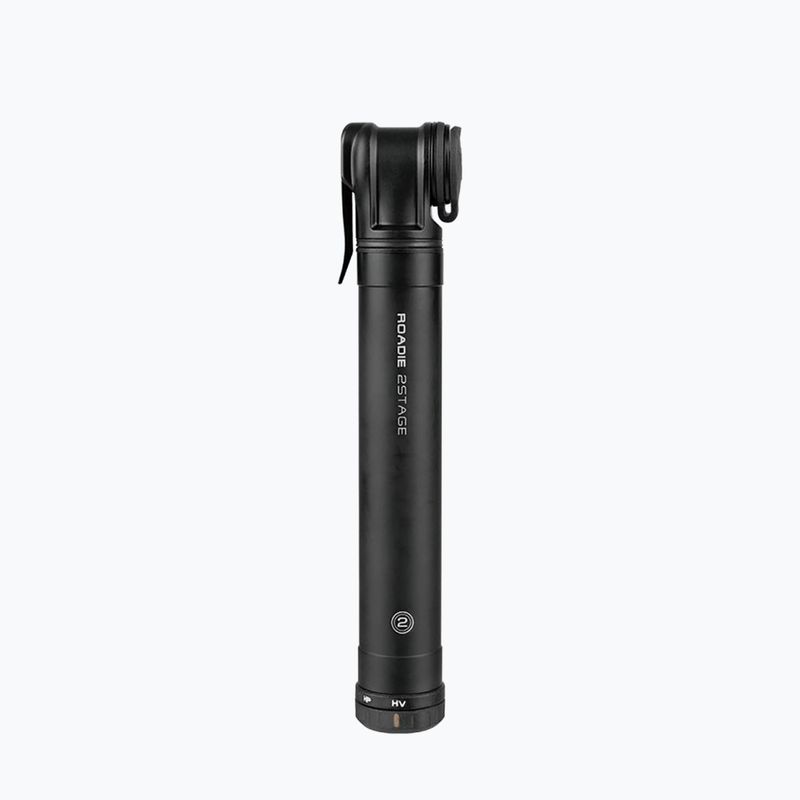 Topeak Roadie 2Stage dviračių pompa juoda T-TRD-2STG