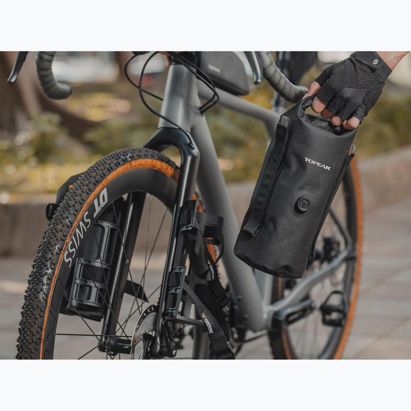 Dviračio šakių krepšys Topeak Loader Fork DryBag 4 l black 3
