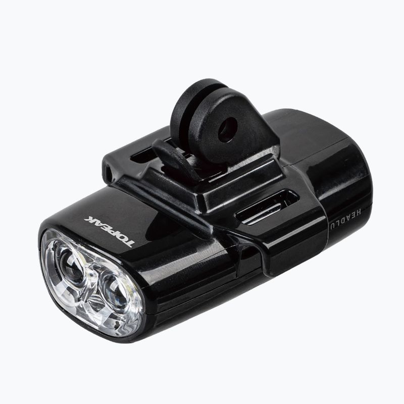 "Topeak HeadLux 250+" priekinis dviračio žibintas juodas 2