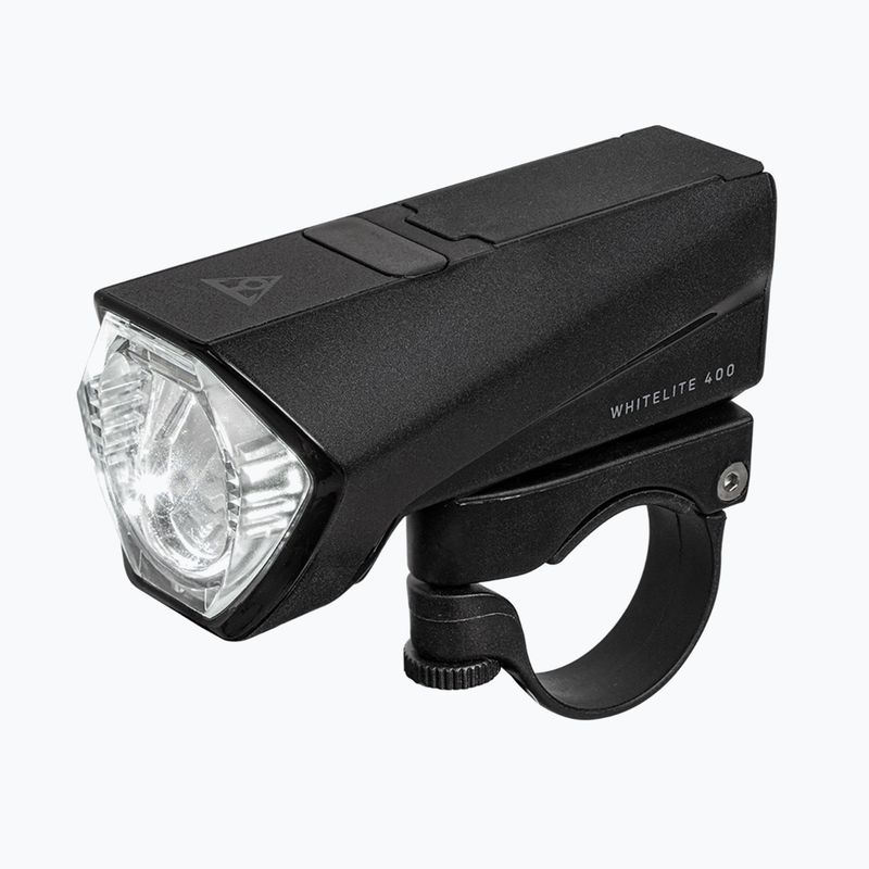 "Topeak Whitelite 400" priekinis dviračio žibintas juodas