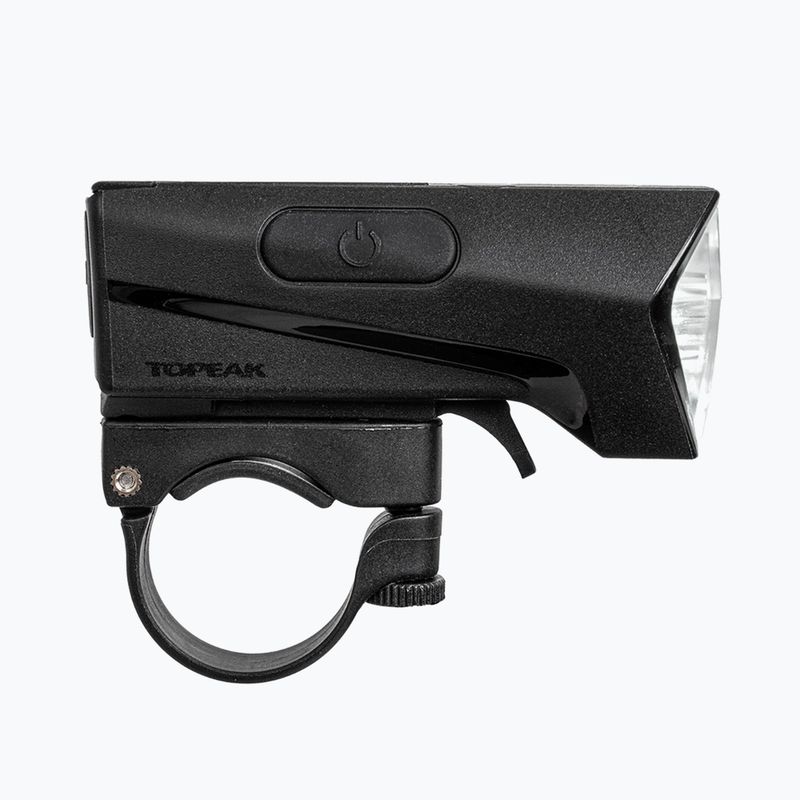 "Topeak Whitelite 400" priekinis dviračio žibintas juodas 2