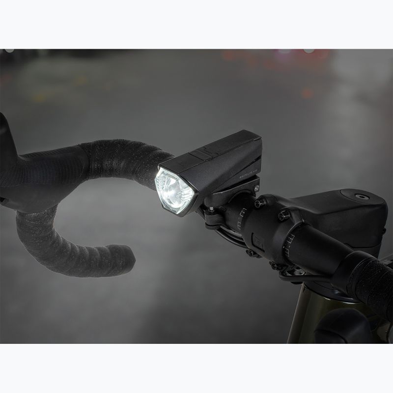 "Topeak Whitelite 400" priekinis dviračio žibintas juodas 3