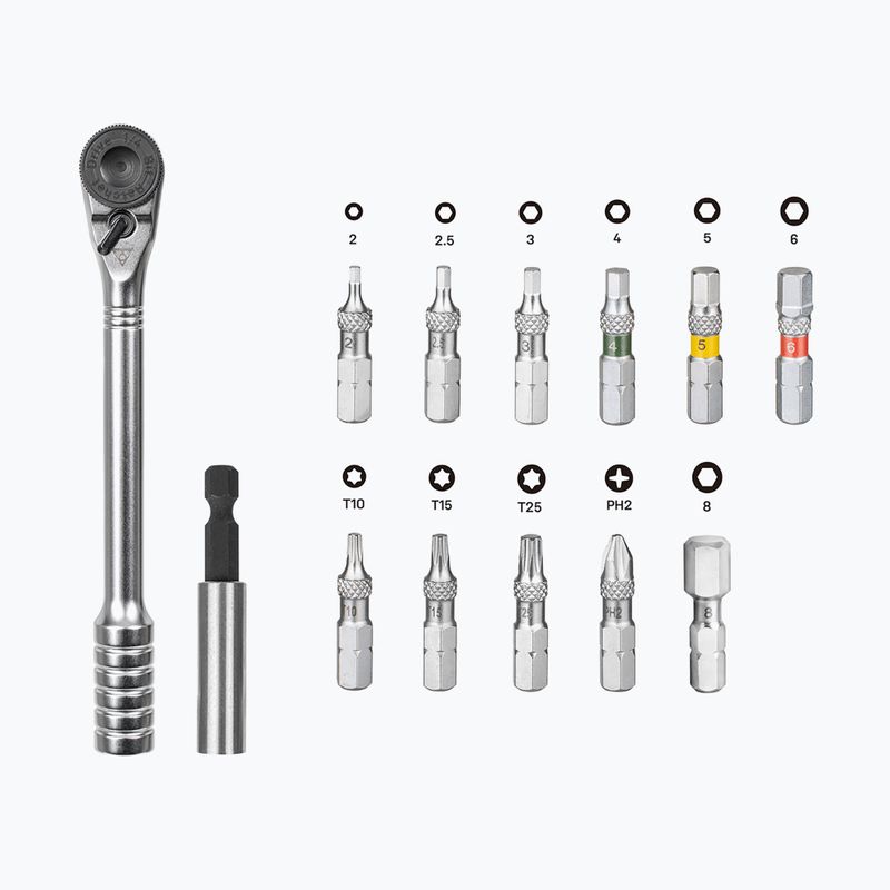 Dviračio veržliaraktis su reketu Topeak Ratchet Rocket Essential HD black 3
