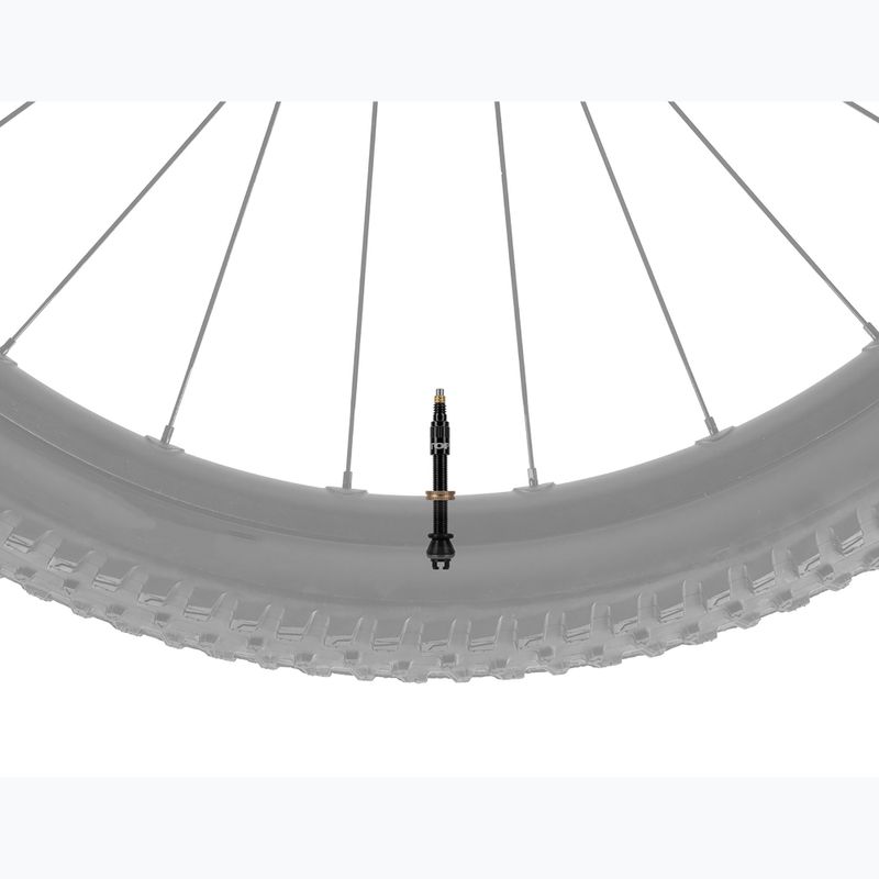 Vožtuvų rinkinys Topeak Turboflow Valve Kit 60 mm black 2