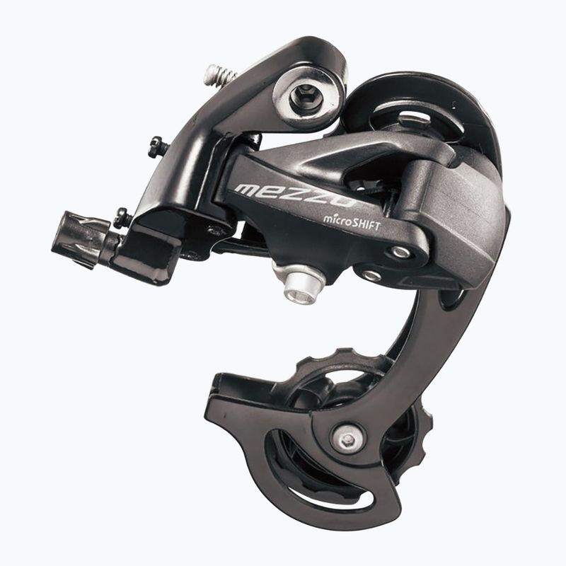 Dviračio galinis pavarų perjungiklis Microshift Mezzo RD-M36S 8-9rz