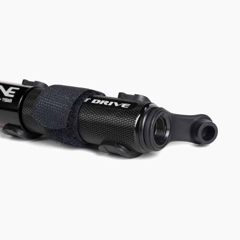 Lezyne Pocket Drive Abs Flex Hose dviračių siurblys juodas LZN-1-MP-PKDR-V104 2