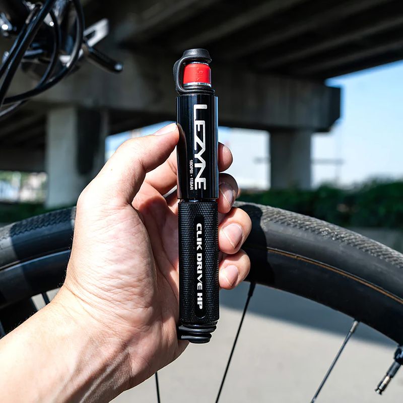 Dviratininko pompa Lezyne Clik Drive HP 160psi black 6