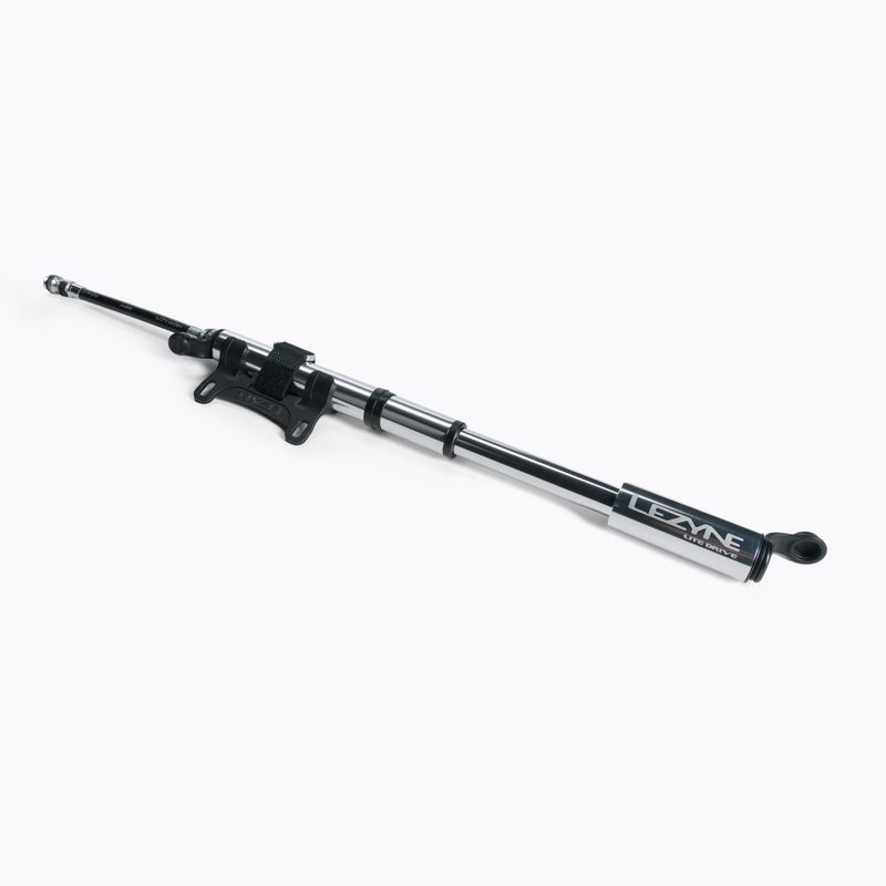 Lezyne GRIP DRIVE HP S ABS FLEX 120psi dviračių siurblys, juodas LZN-1-MP-GRIPHP-V1S04 2