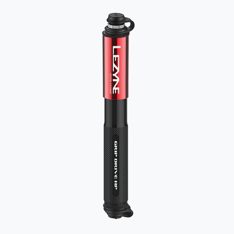 Dviračio pompa Lezyne Grip Drive HP S ABS FLEX 120psi red