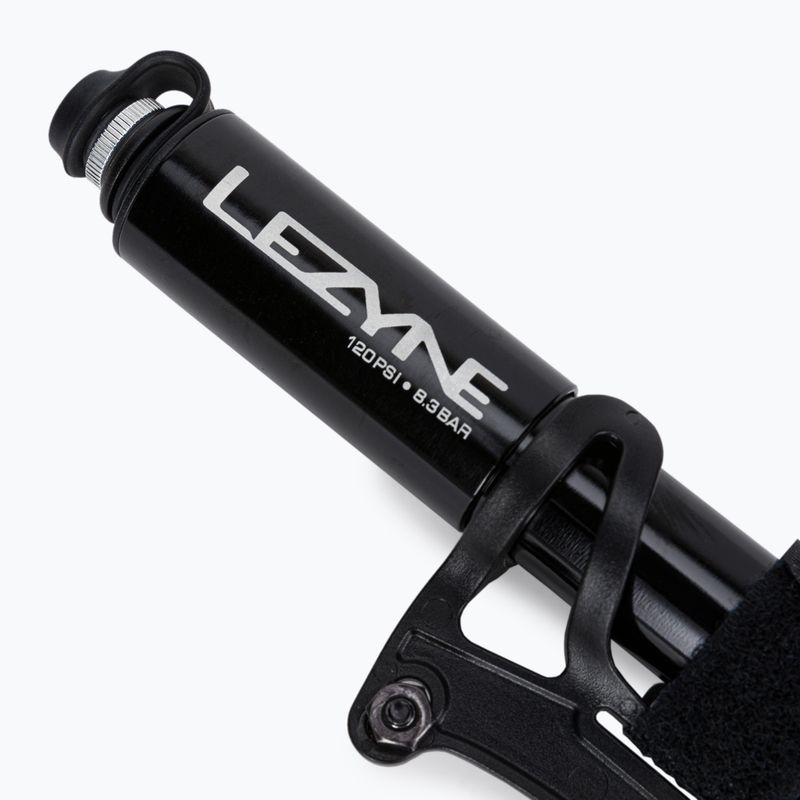 Lezyne GRIP DRIVE HP M ABS FLEX 120psi dviračių siurblys, juodas LZN-1-MP-GRIPHP-V1M04 3