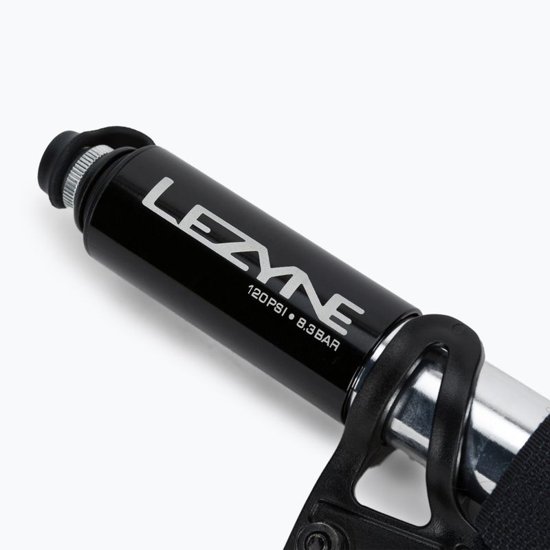 Lezyne GRIP DRIVE HP M ABS FLEX 120psi sidabrinis dviračių siurblys LZN-1-MP-GRIPHP-V1M06 3