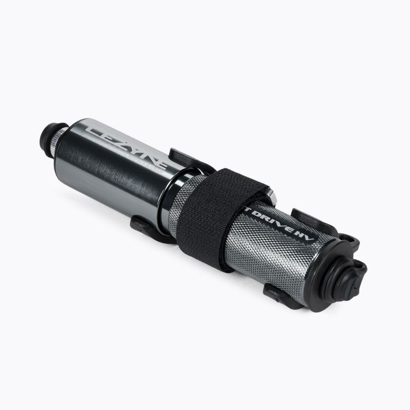 Lezyne Pocket Drive Hv Abs Flex Hose dviračių siurblys juodas LZN-1-MP-PKDRHV-V119