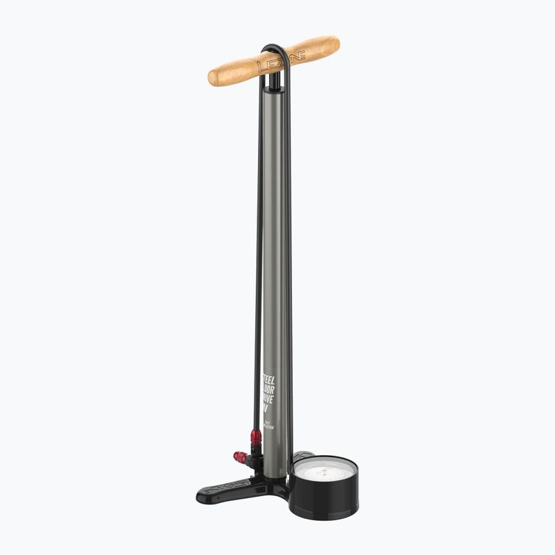Dviračio pompa Lezyne Steel HV Floor Drive 3.5 100psi flat black 2