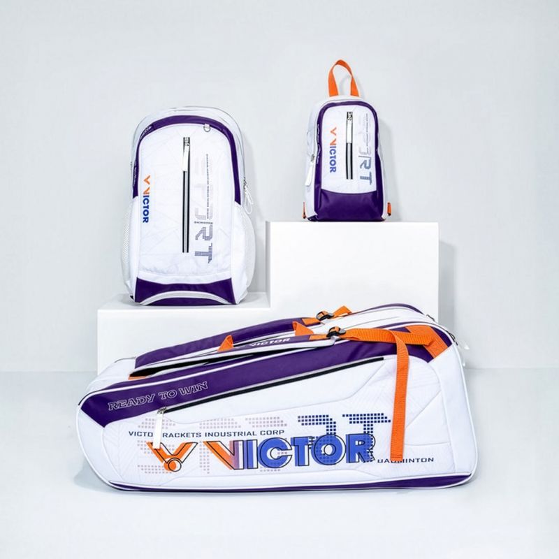 Badmintono krepšys VICTOR BR5223 Limited white/purple 2