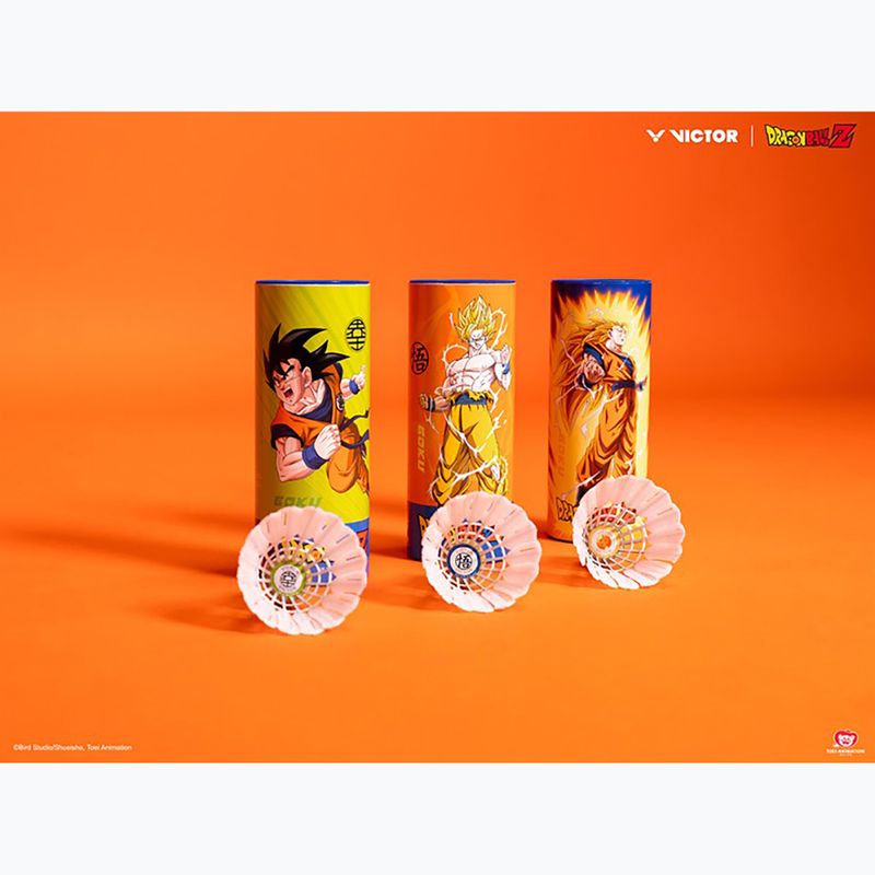 Badmintono skrajukai VICTOR Dragon Ball Z Synthetic 3 vnt. sodalite blue 2