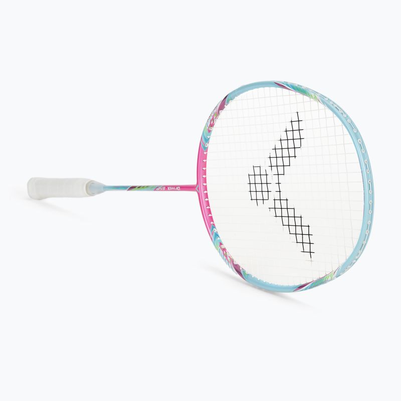 Badmintono raketė VICTOR DriveX 6SP QM fluorescent rose-red/light blue 2