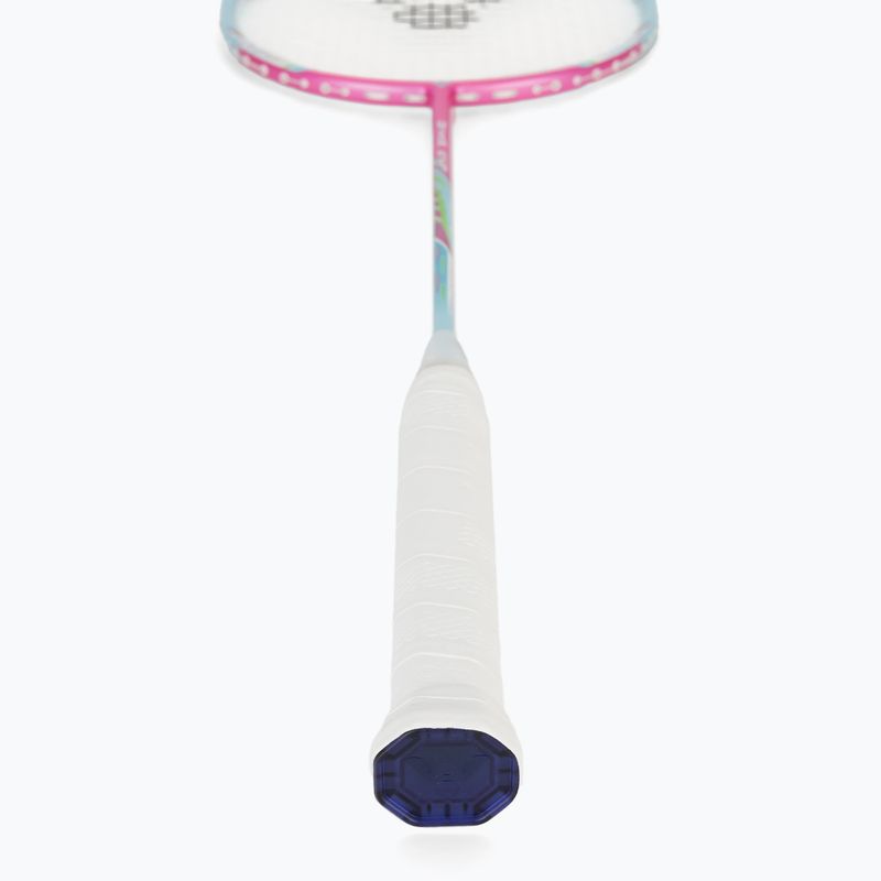 Badmintono raketė VICTOR DriveX 6SP QM fluorescent rose-red/light blue 3