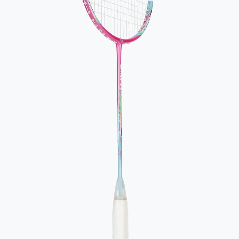 Badmintono raketė VICTOR DriveX 6SP QM fluorescent rose-red/light blue 4