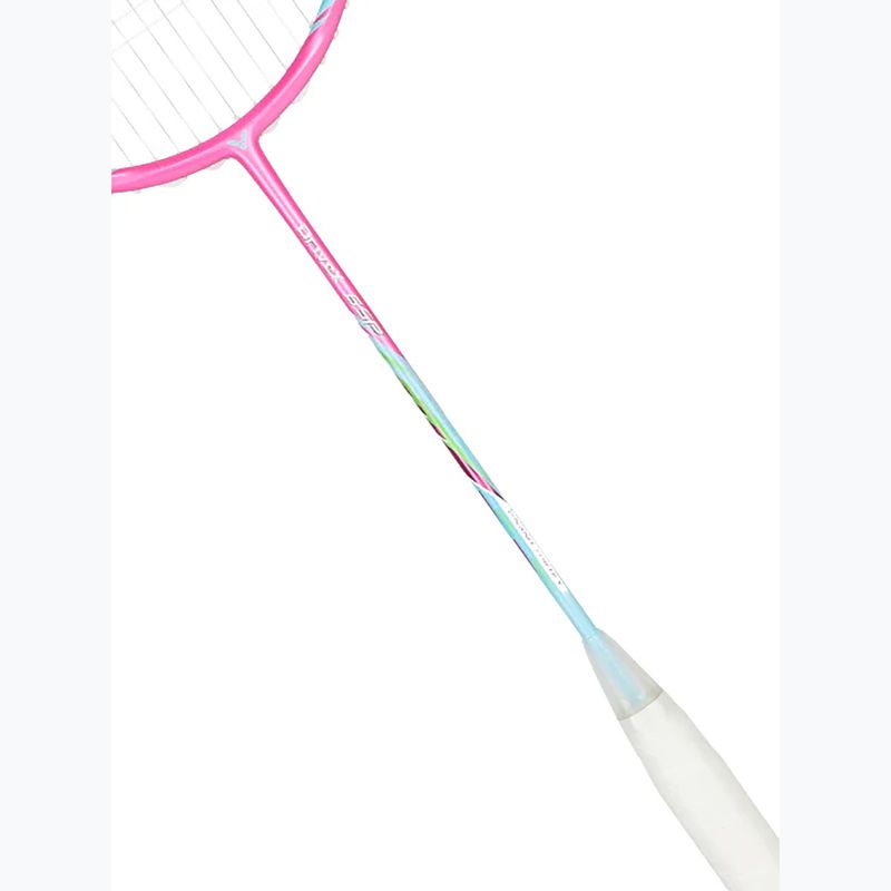 Badmintono raketė VICTOR DriveX 6SP QM fluorescent rose-red/light blue 3