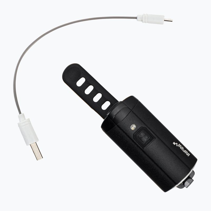 INFINI Tron 500 Usb priekinis dviračio žibintas juodas I-282P-B 4