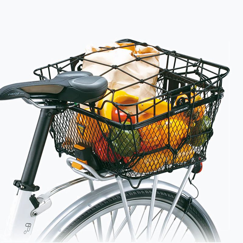 Topeak Mtx Cargo Net dviračių krepšių tinklas, juodas T-TCN02